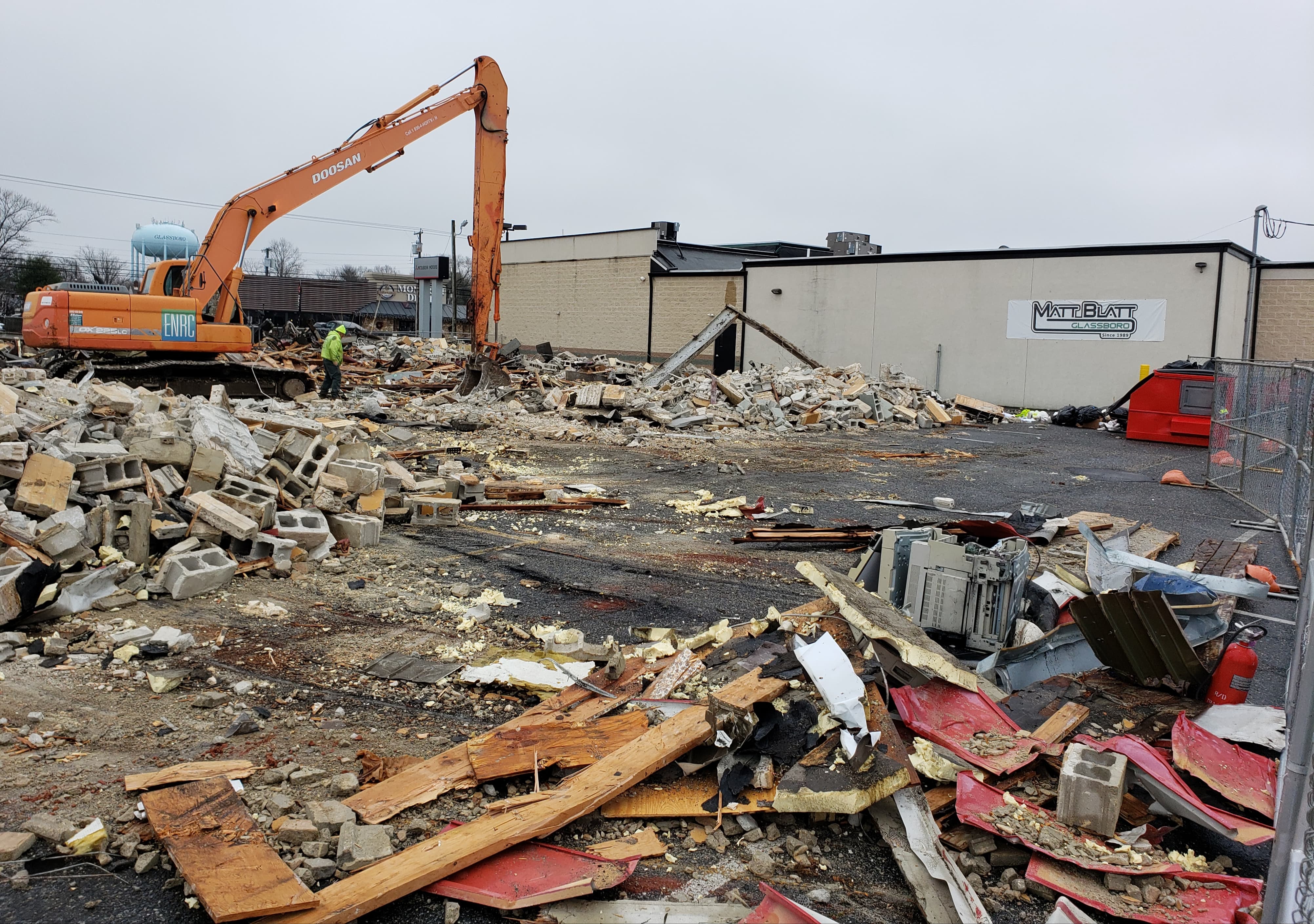 Glassboro bowling alley construction