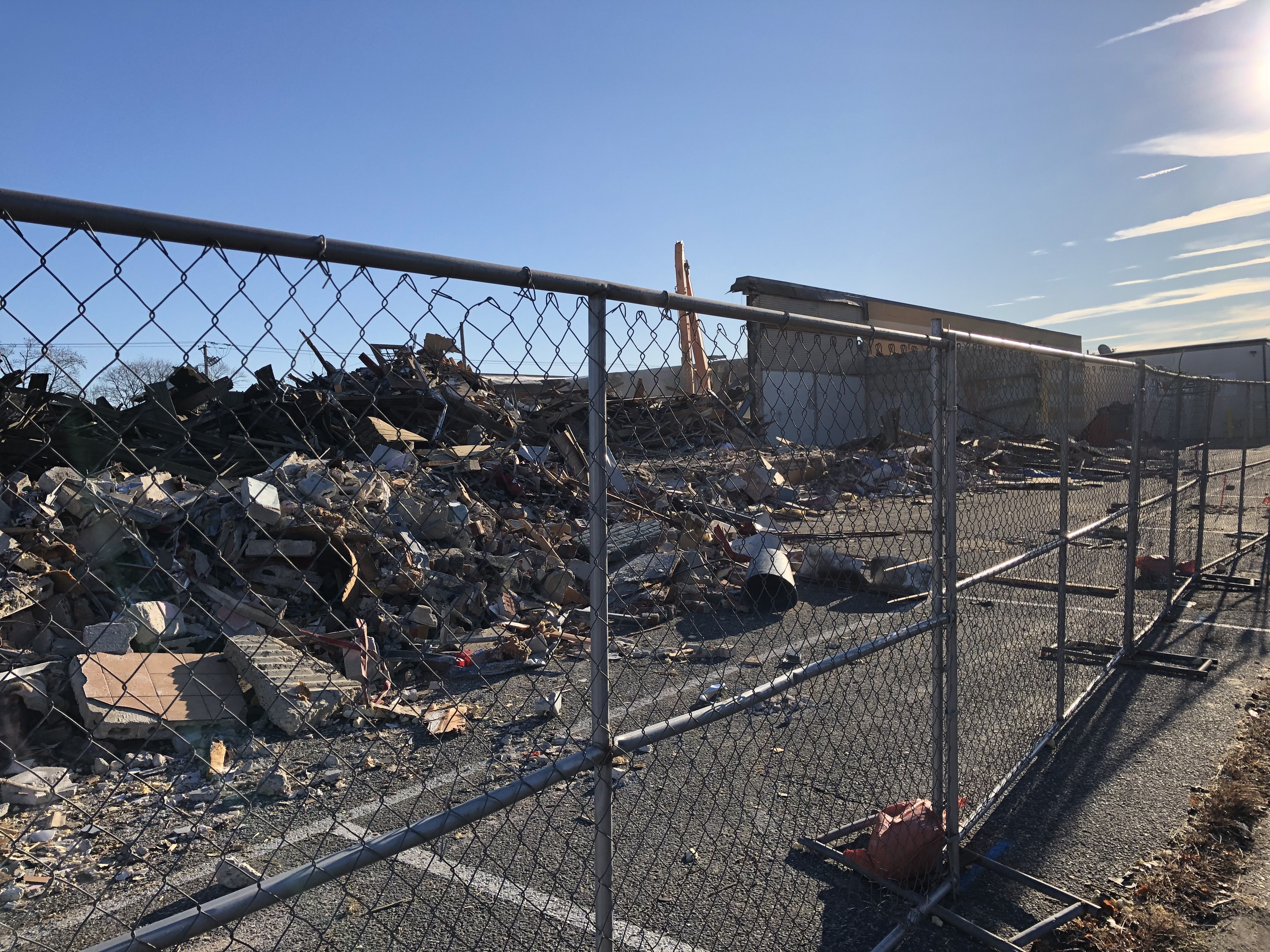 Glassboro bowling alley contrustion