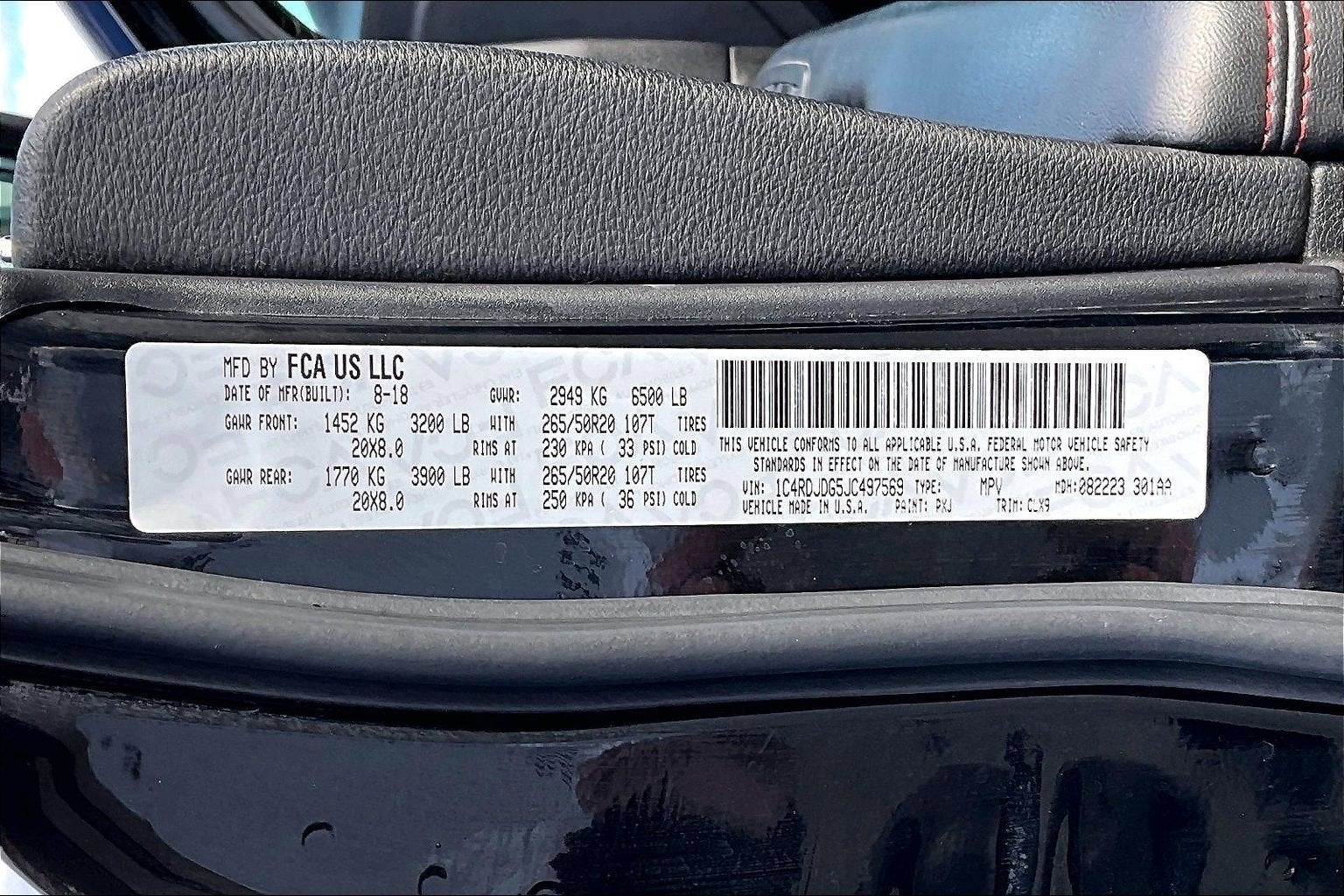 2018 Dodge Durango GT