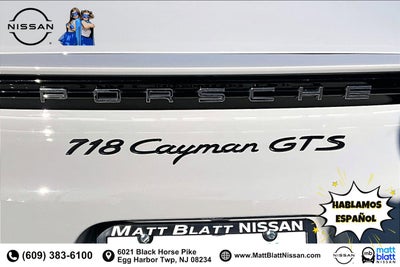 2018 Porsche 718 Cayman GTS