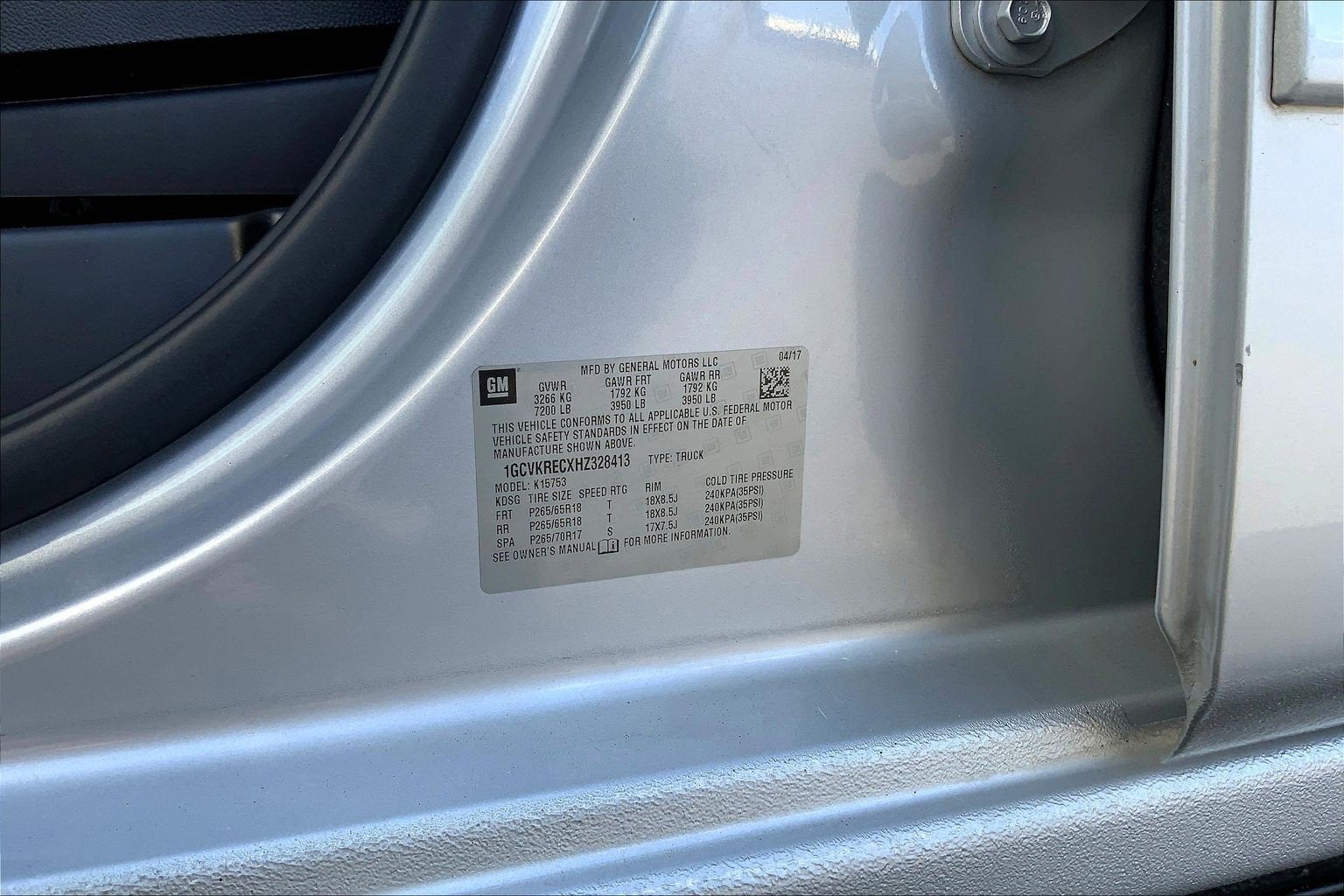 2017 Chevrolet Silverado 1500 2LT