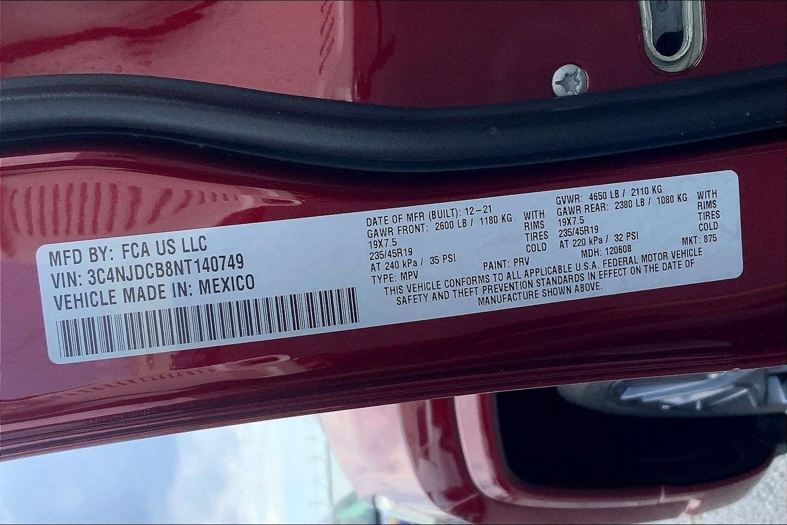 2022 Jeep Compass High Altitude 4x4