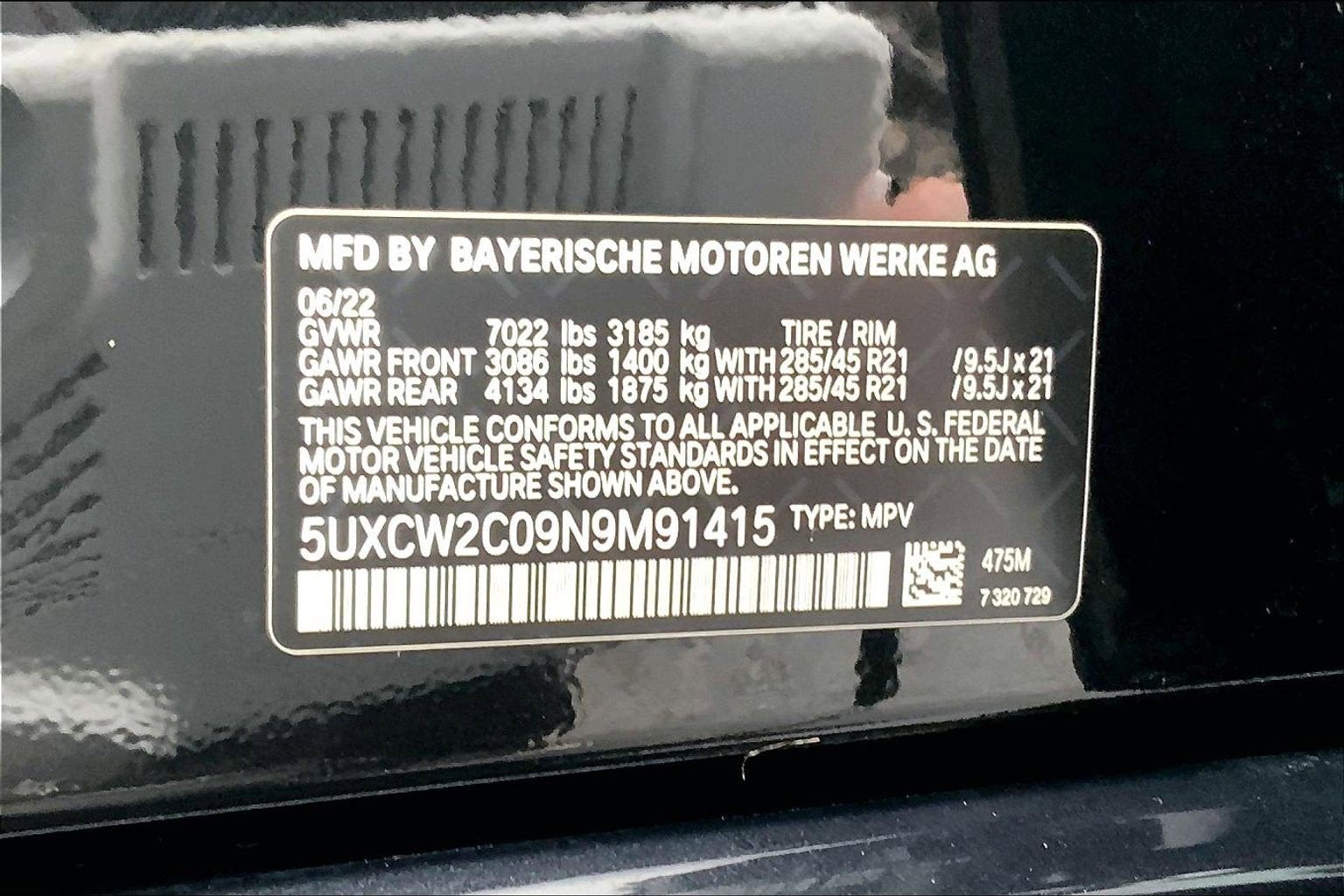 2022 BMW X7 xDrive40i