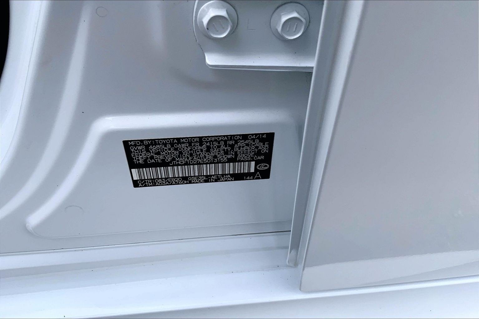 2014 Lexus IS 250 4dr Sport Sdn Auto AWD