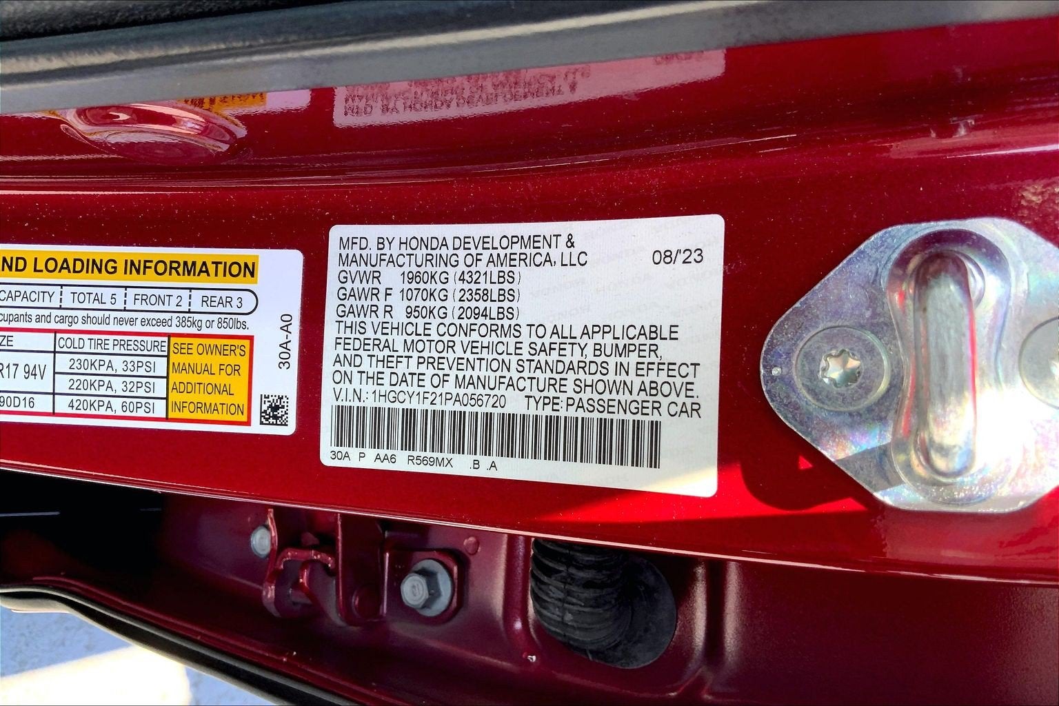 2023 Honda Accord Sedan LX