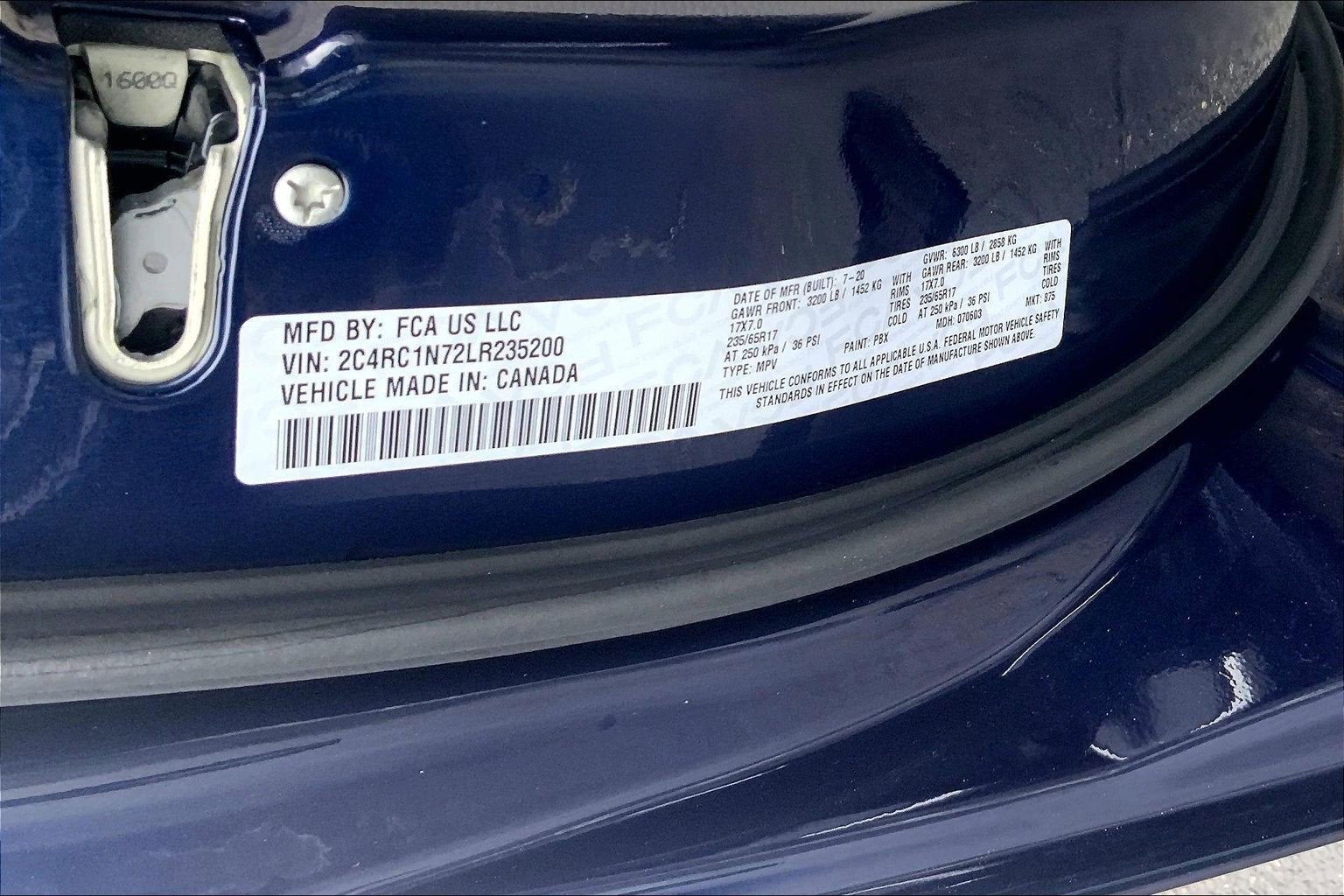 2020 Chrysler Pacifica Hybrid Limited