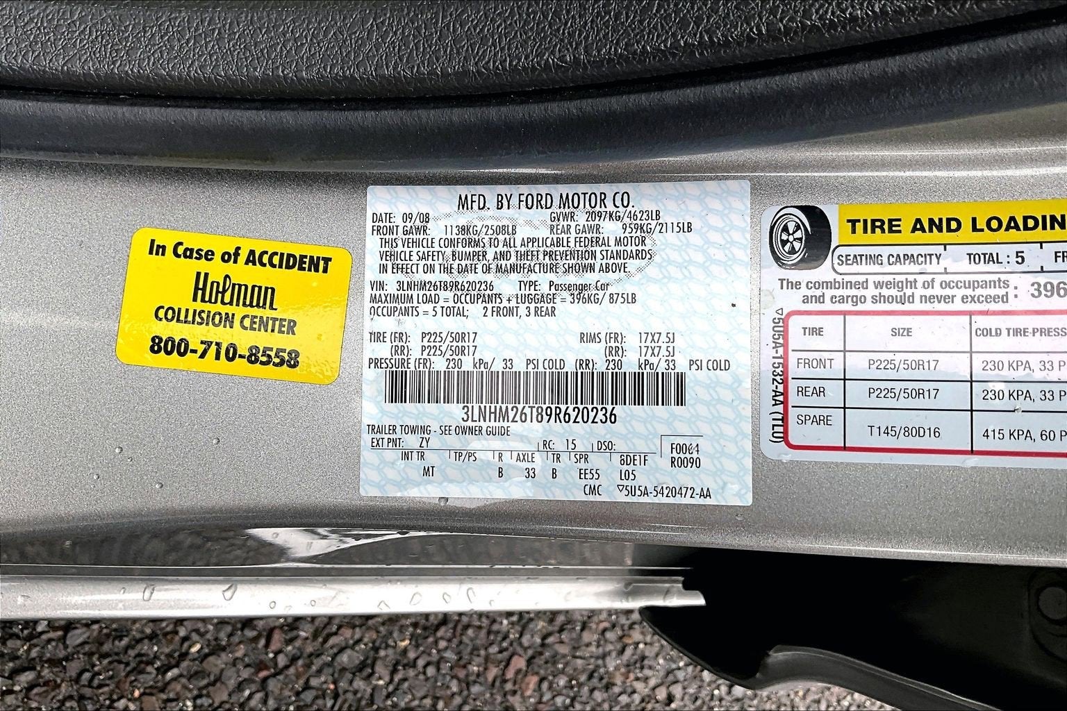 2009 Lincoln MKZ 4dr Sdn FWD