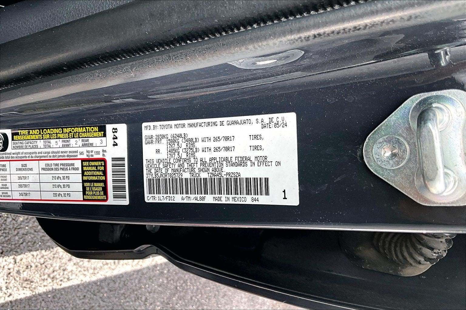 2024 Toyota Tacoma 4WD TRD Off Road