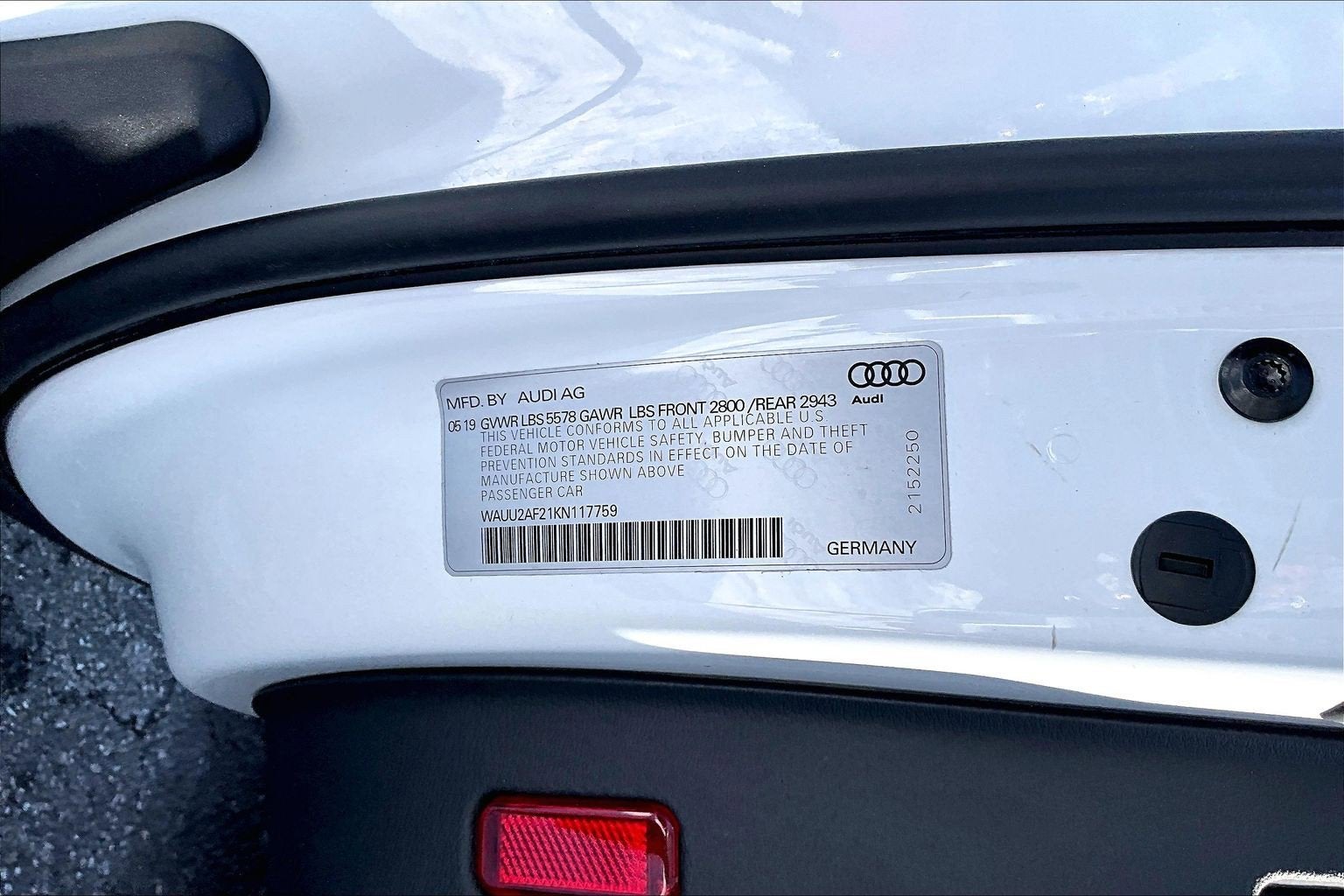 2019 Audi A7 Premium Plus