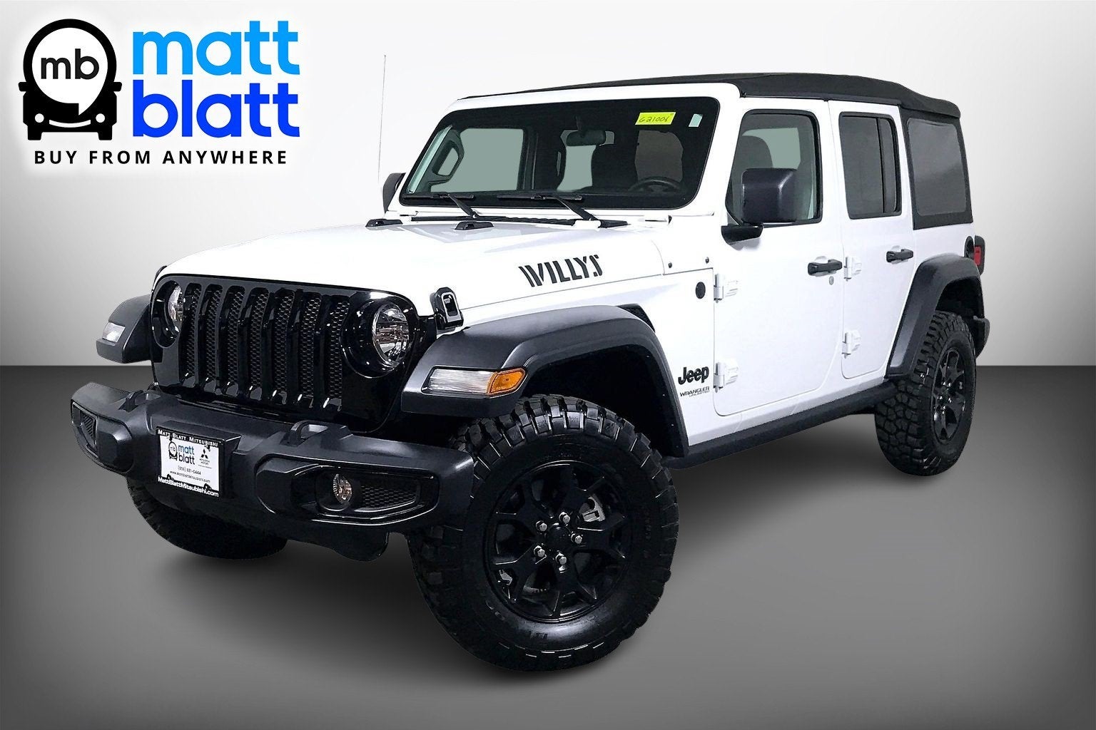 2021 Jeep Wrangler Unlimited Willys Sport | Matt Blatt Mitsubishi Specials  Glassboro, NJ
