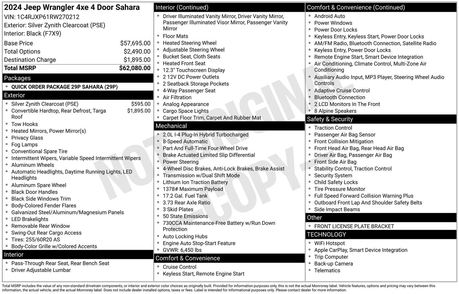 2024 Jeep Wrangler 4xe Sahara