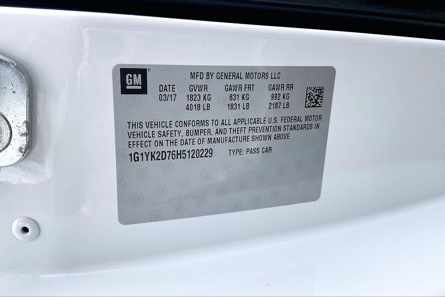 2017 Chevrolet Corvette Z51 2LT
