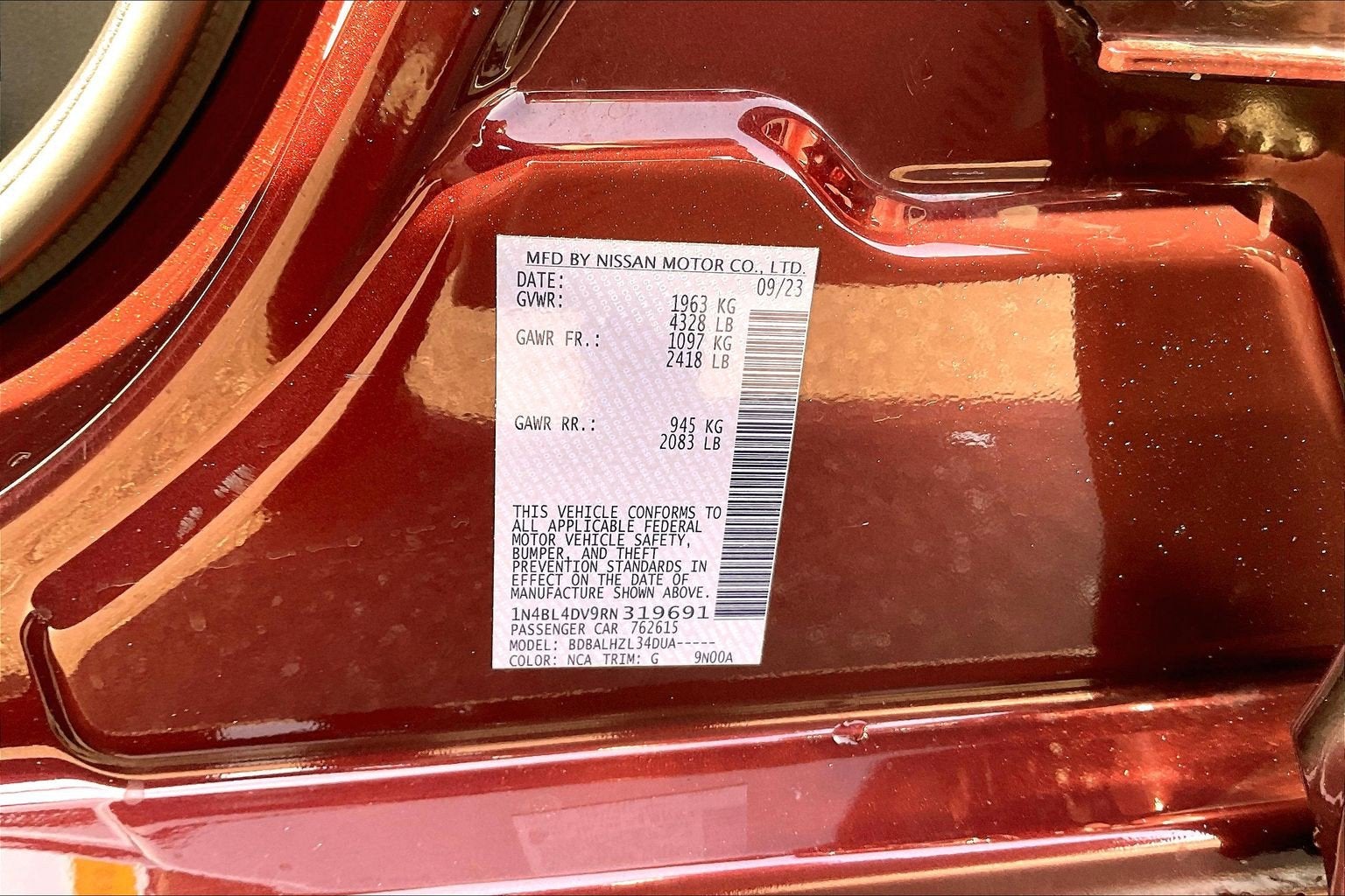 2024 Nissan Altima 2.5 SV