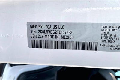 2026 RAM ProMaster Cargo Van Tradesman