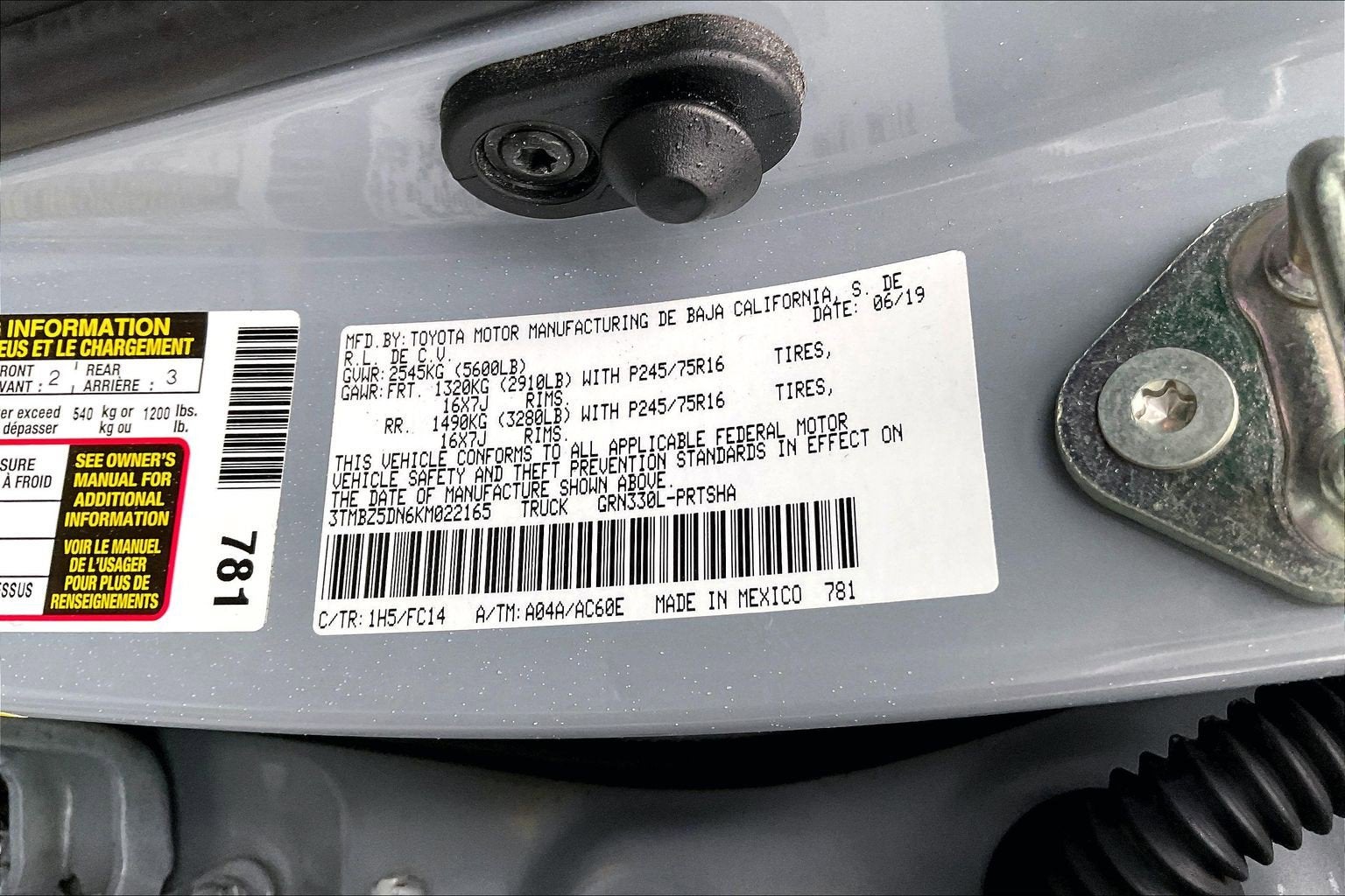 2019 Toyota Tacoma 2WD SR5