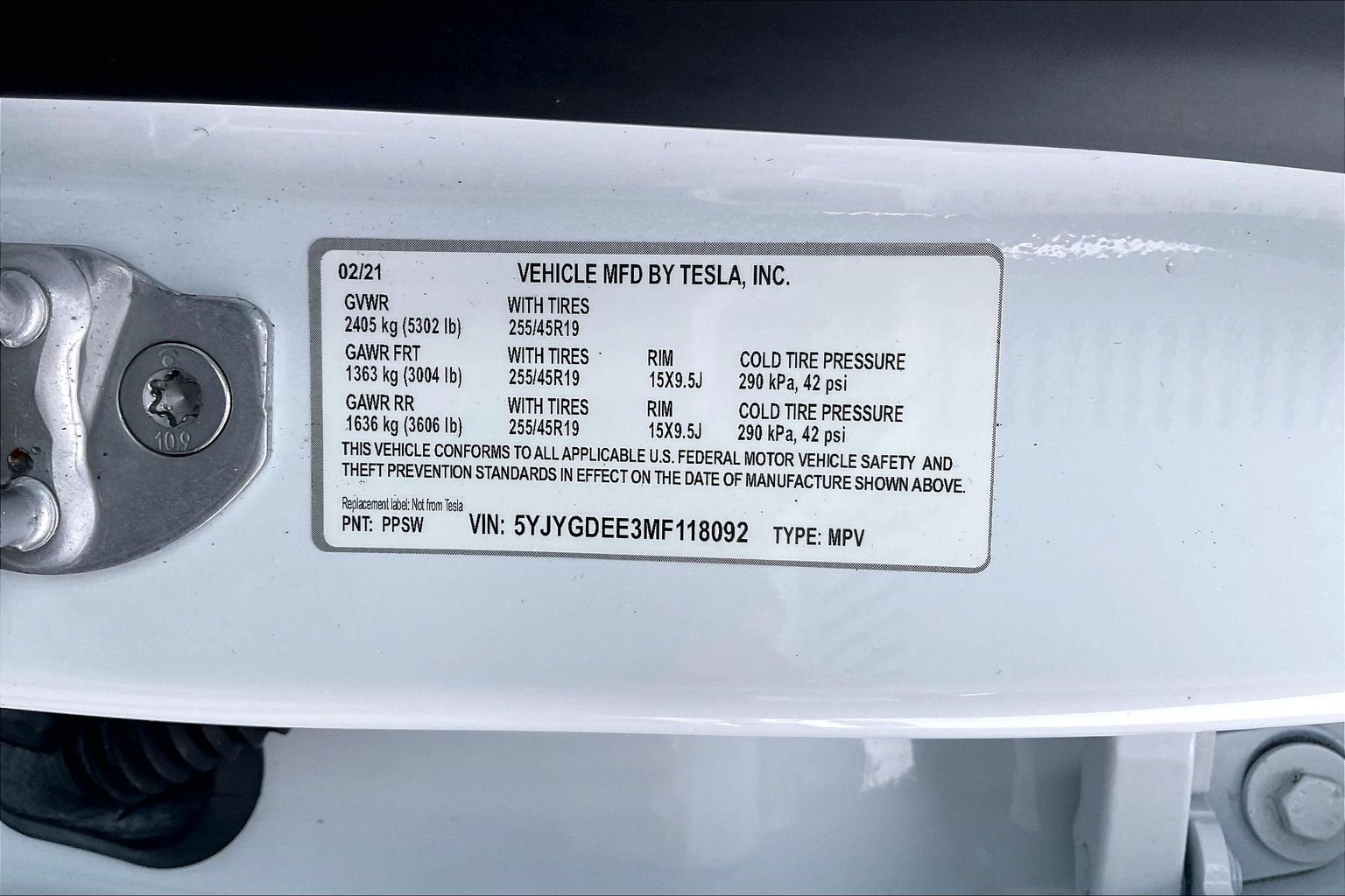 2021 Tesla Model Y Long Range