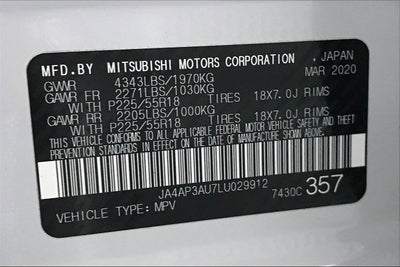 2020 Mitsubishi Outlander Sport Base