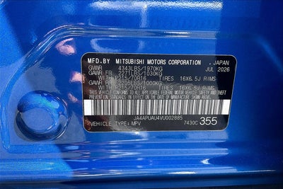 2027 Mitsubishi Outlander Sport Base