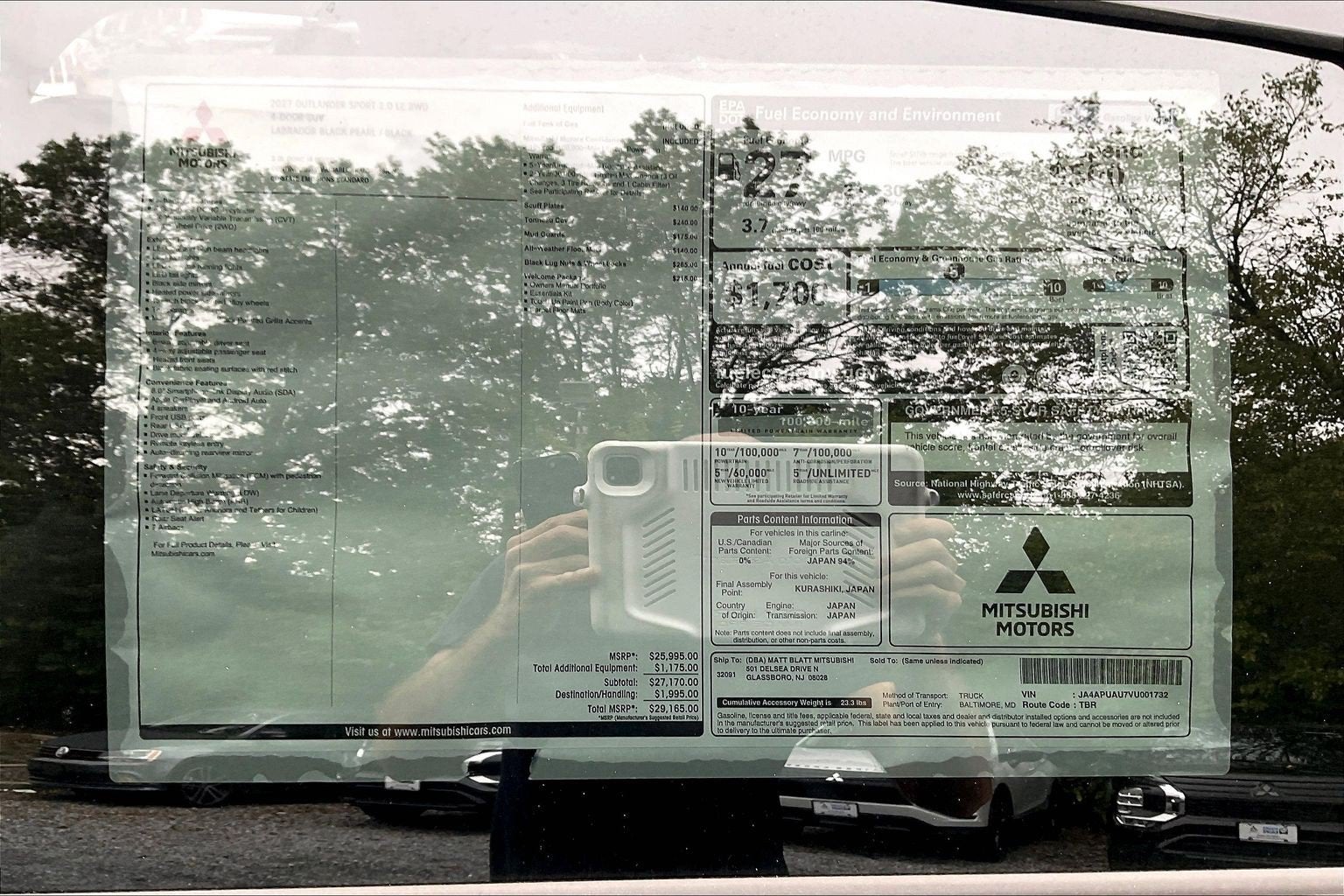 2027 Mitsubishi Outlander Sport LE