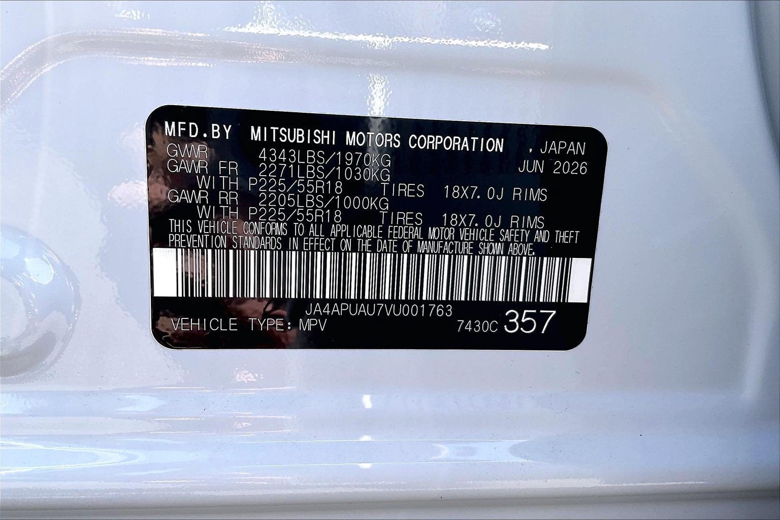 2027 Mitsubishi Outlander Sport LE