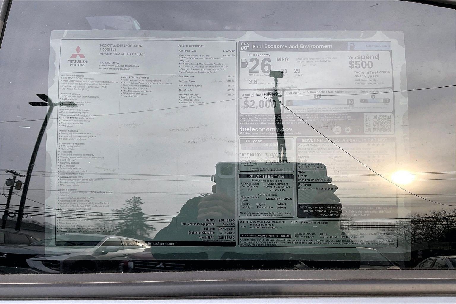 2025 Mitsubishi Outlander Sport ES