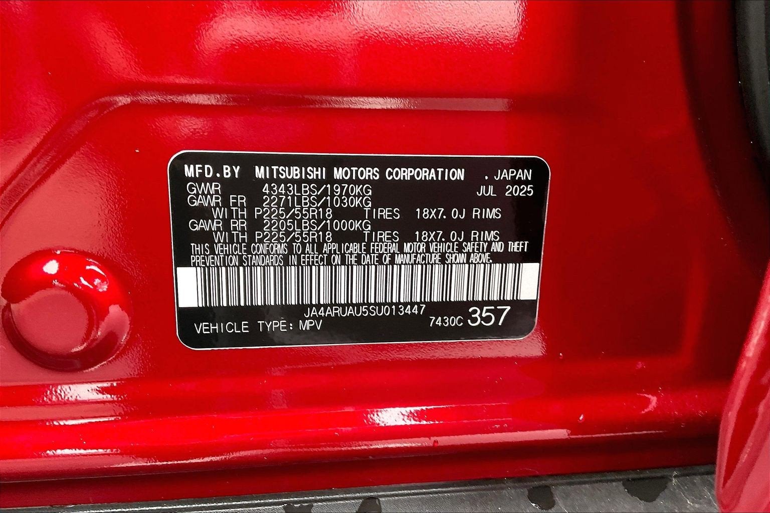 2025 Mitsubishi Outlander Sport ES