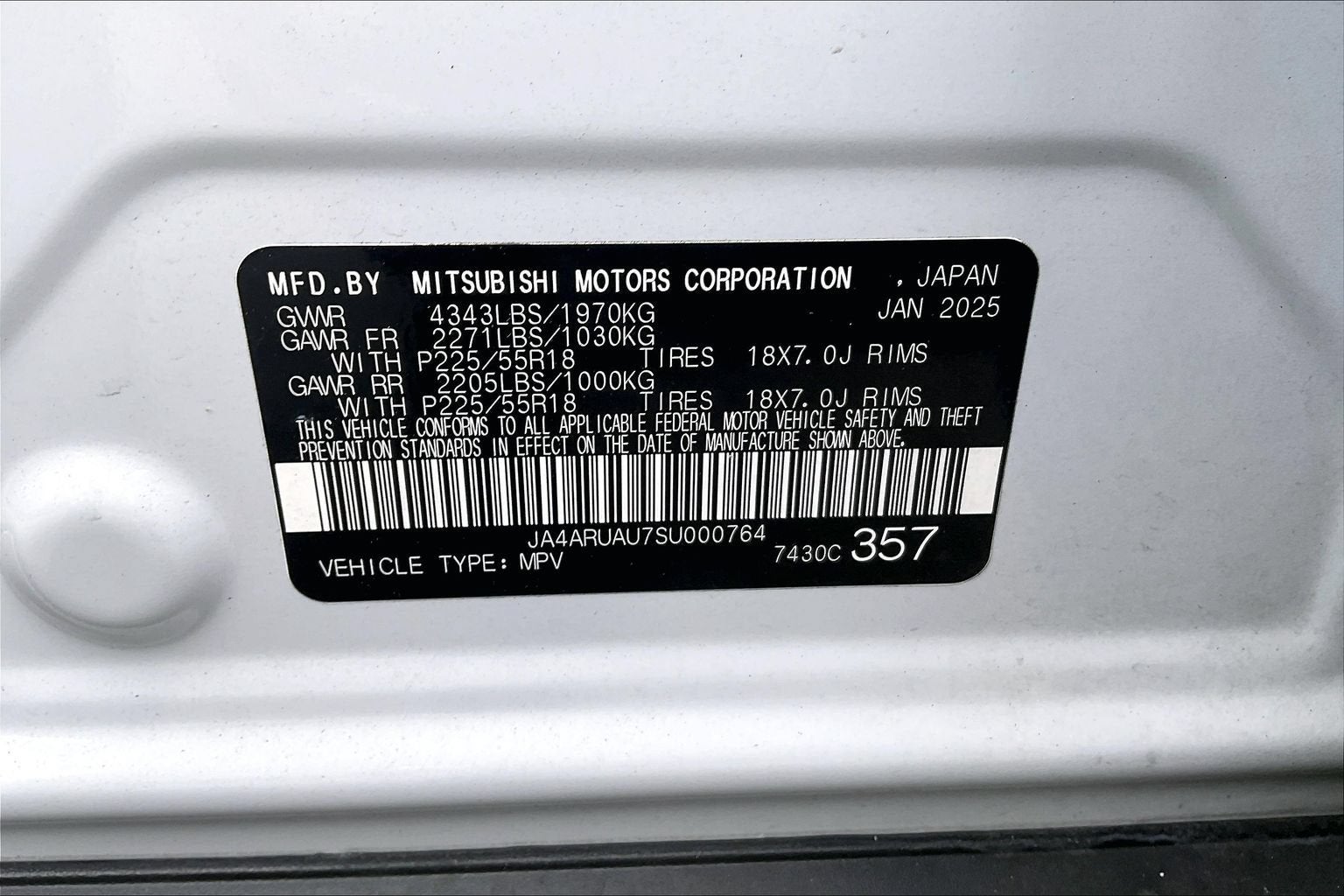 2025 Mitsubishi Outlander Sport ES