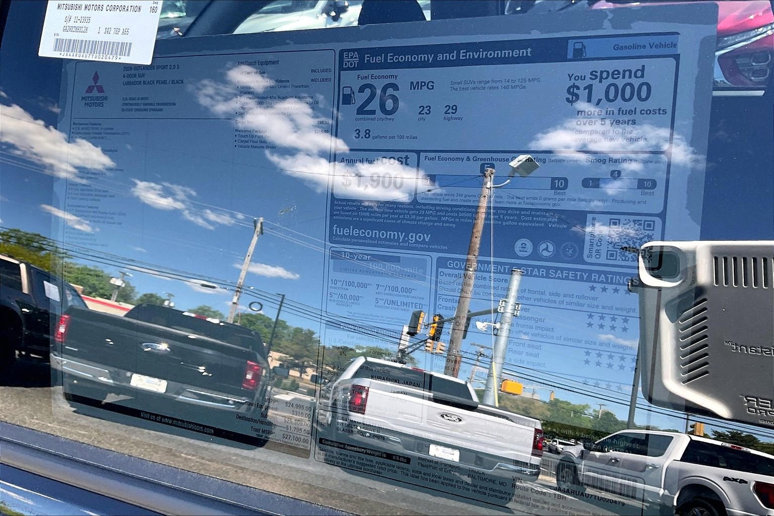 2026 Mitsubishi Outlander Sport S