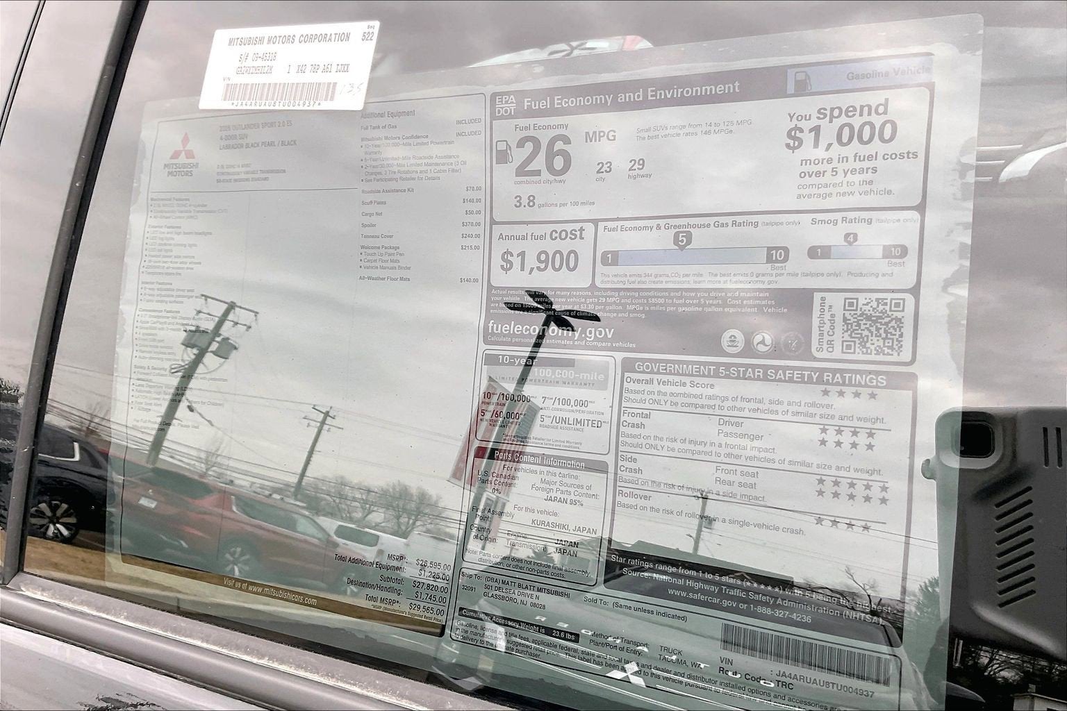 2026 Mitsubishi Outlander Sport ES