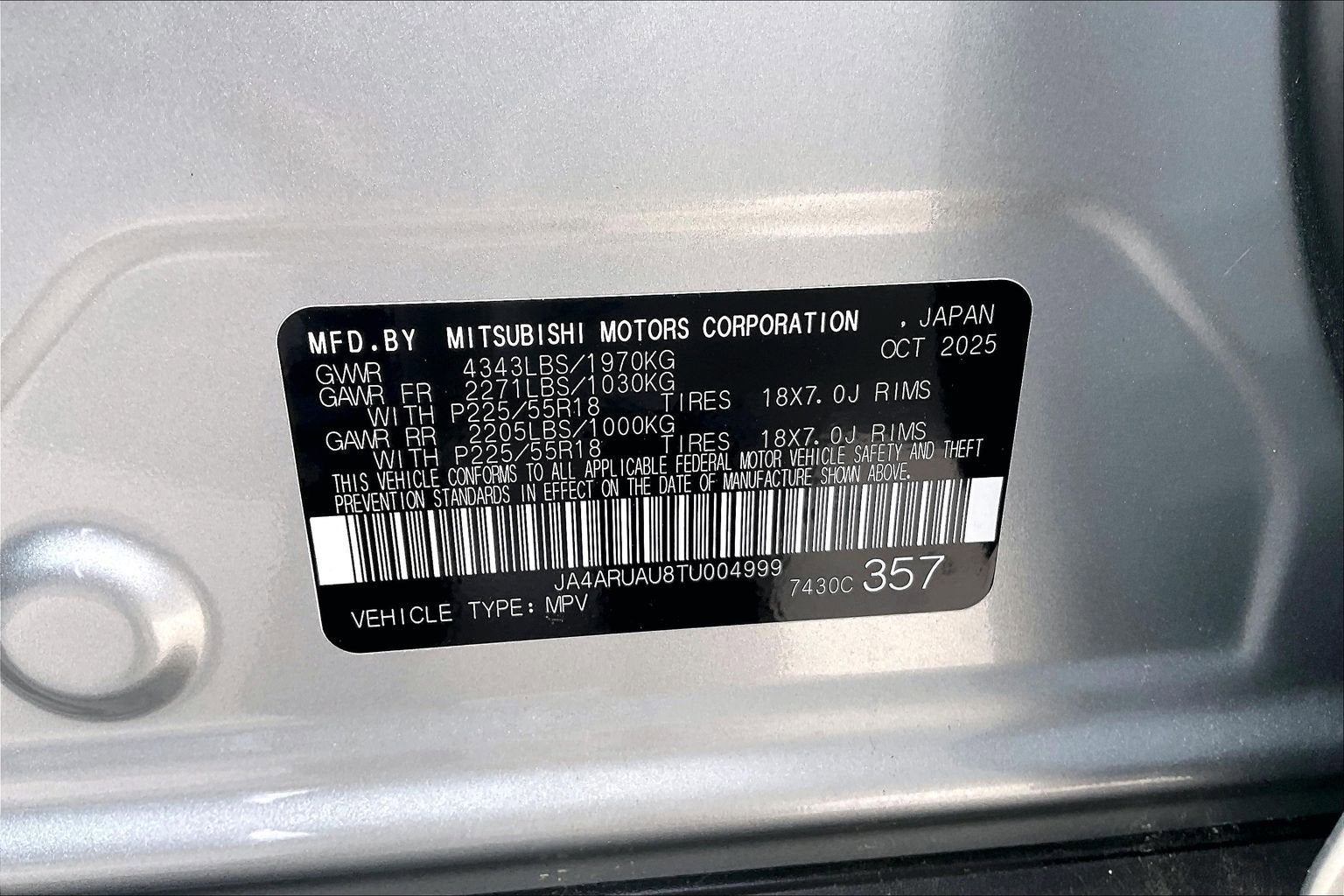 2026 Mitsubishi Outlander Sport ES