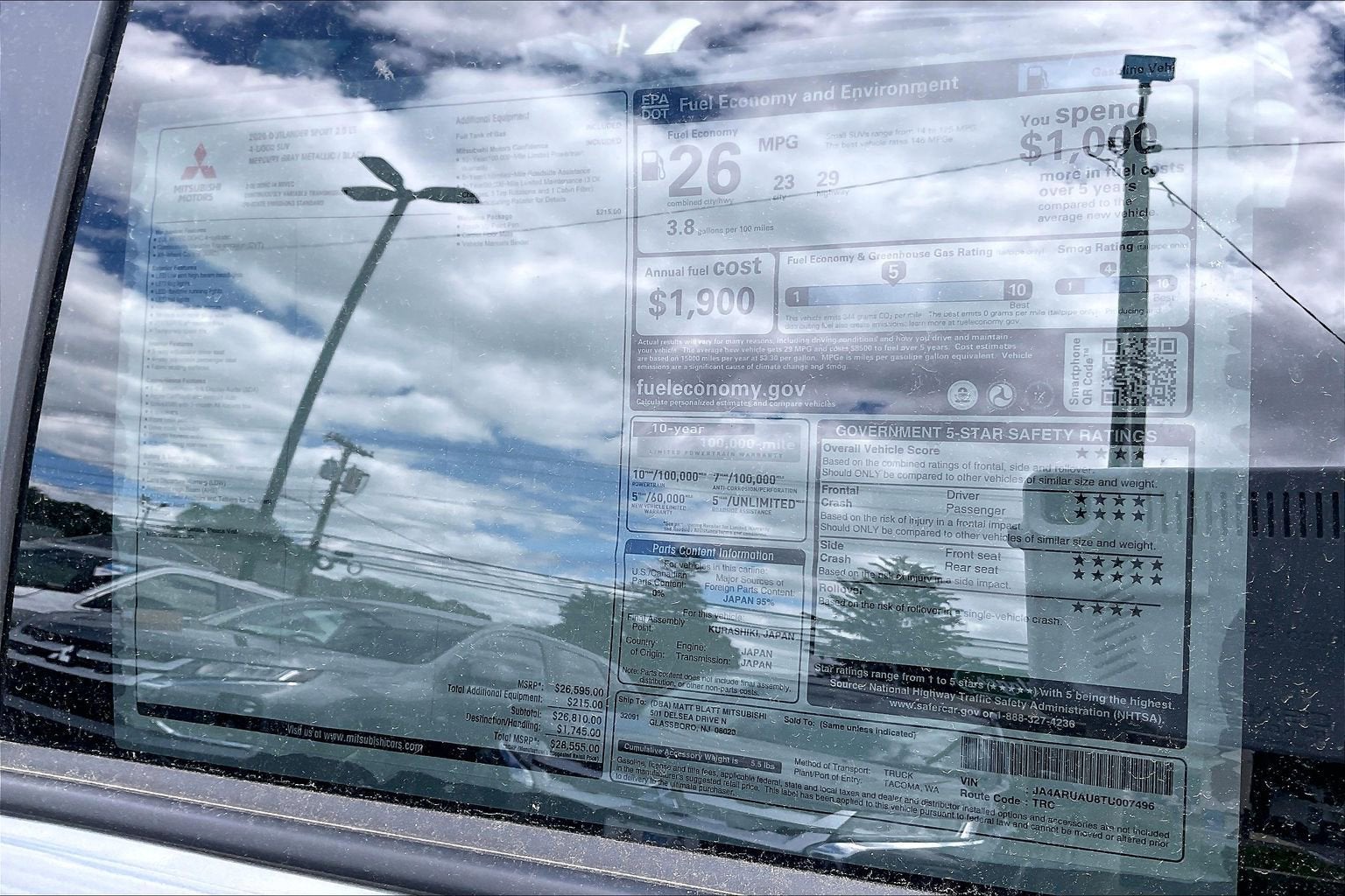 2026 Mitsubishi Outlander Sport ES