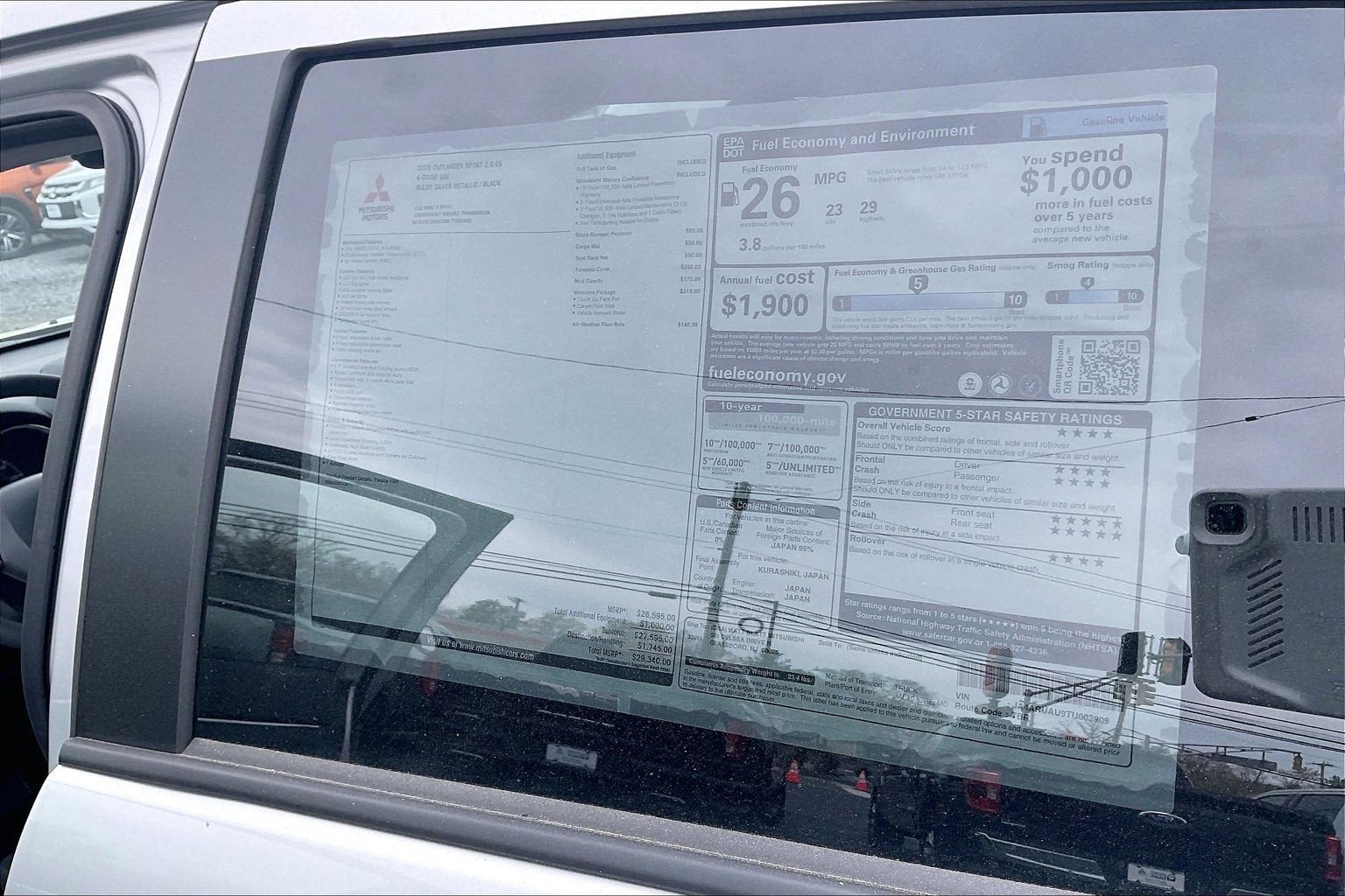 2026 Mitsubishi Outlander Sport ES