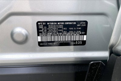2026 Mitsubishi Eclipse Cross ES