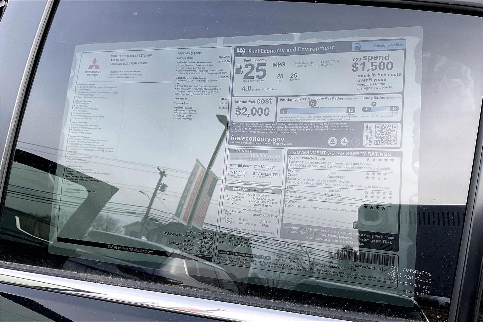 2026 Mitsubishi Eclipse Cross LE