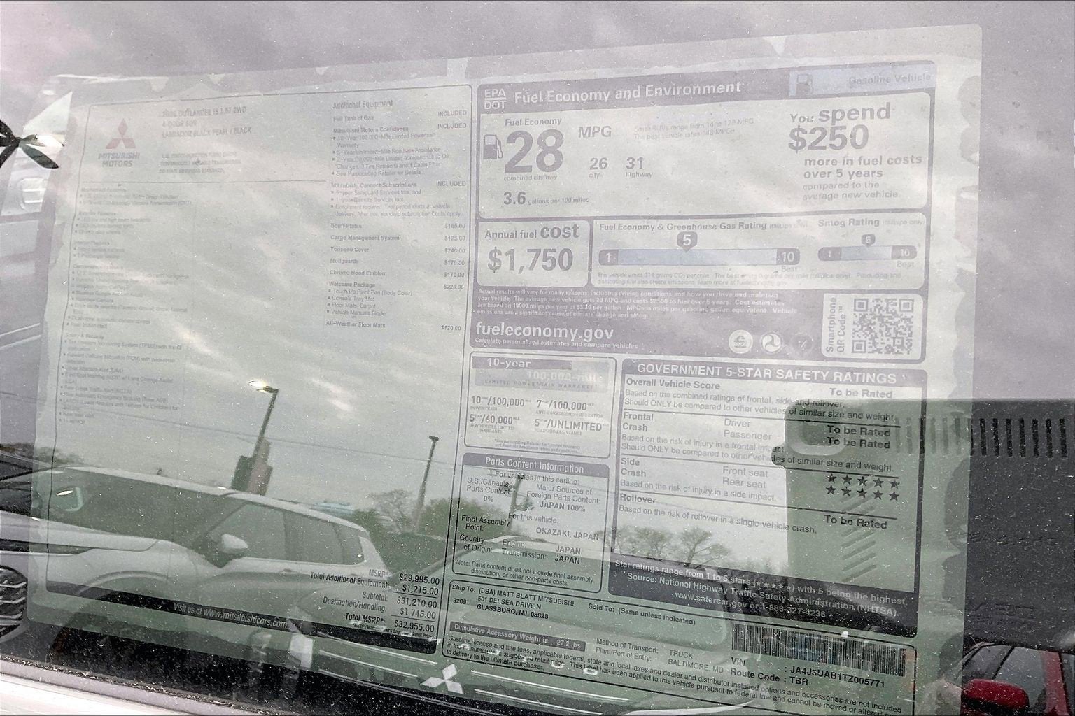 2026 Mitsubishi Outlander ES