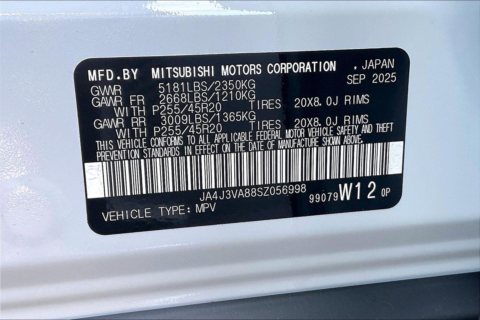 2025 Mitsubishi Outlander SE