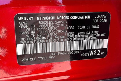 2025 Mitsubishi Outlander SE