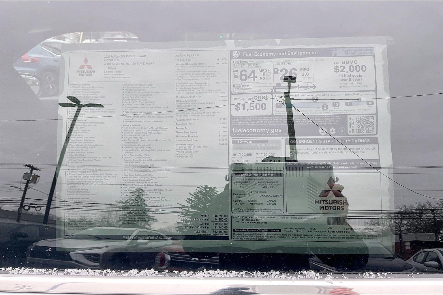 2025 Mitsubishi Outlander Plug-In Hybrid SEL PHEV