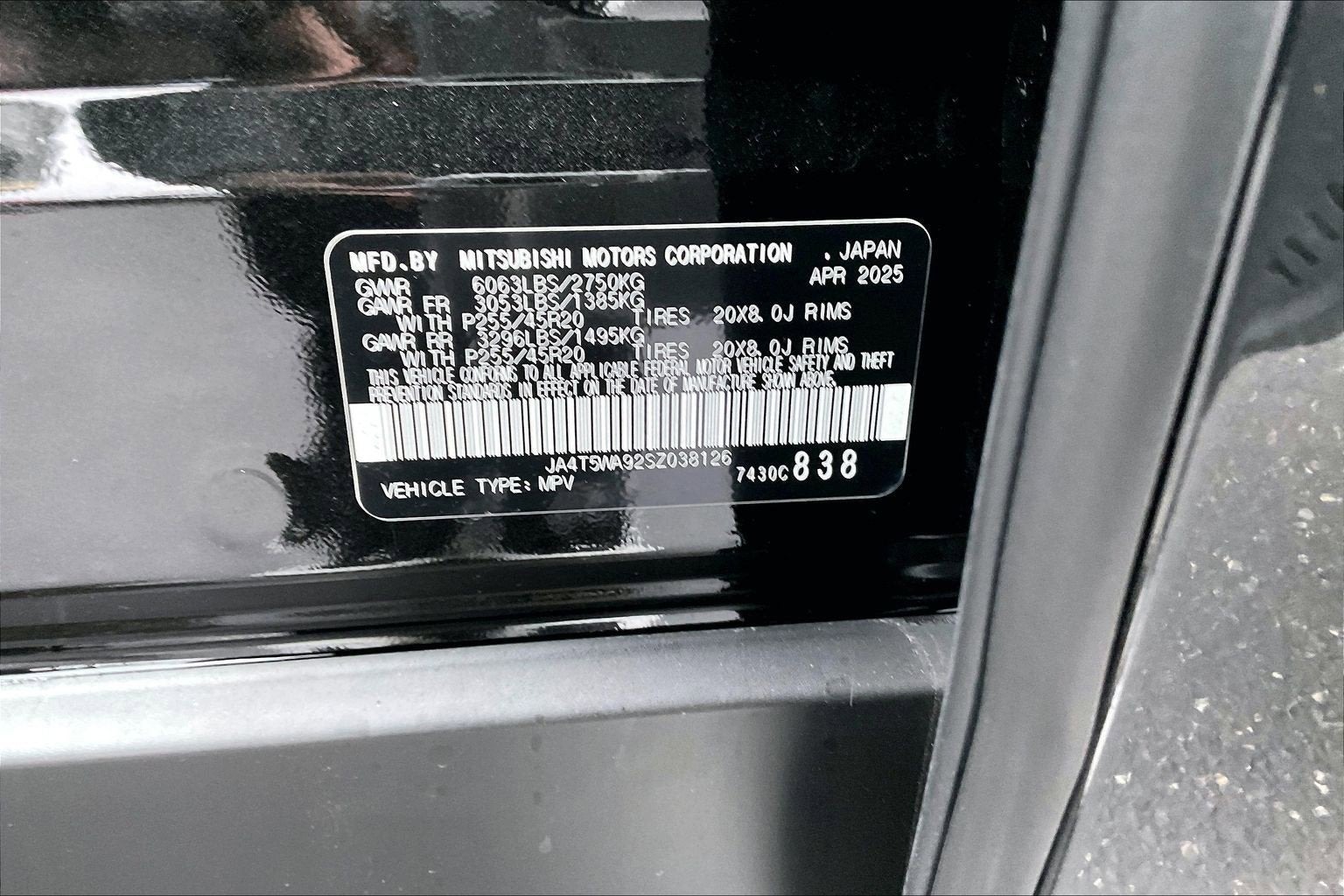 2025 Mitsubishi Outlander Plug-In Hybrid PLATINUM PHEV