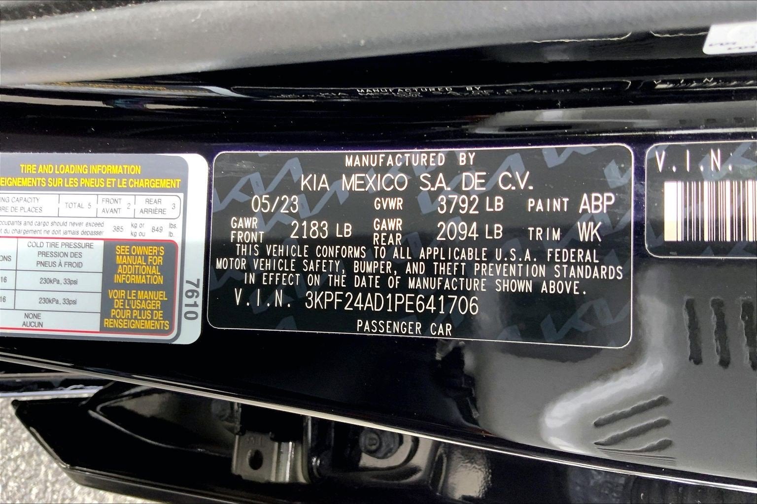 2023 Kia Forte LXS
