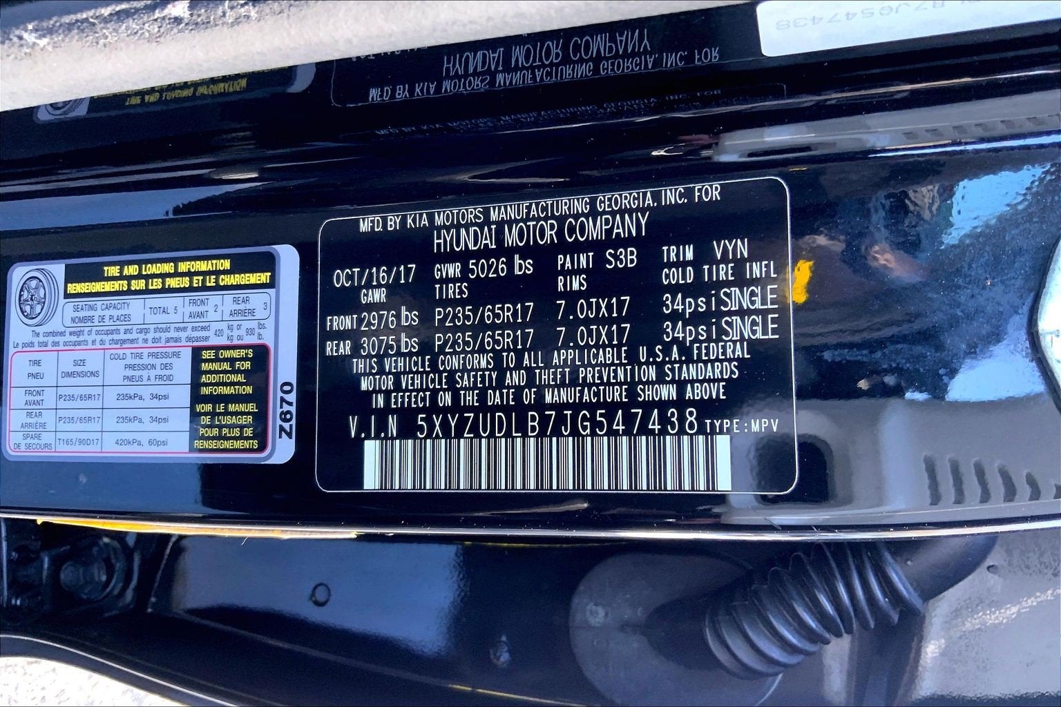 2018 Hyundai Santa Fe Sport 2.4L