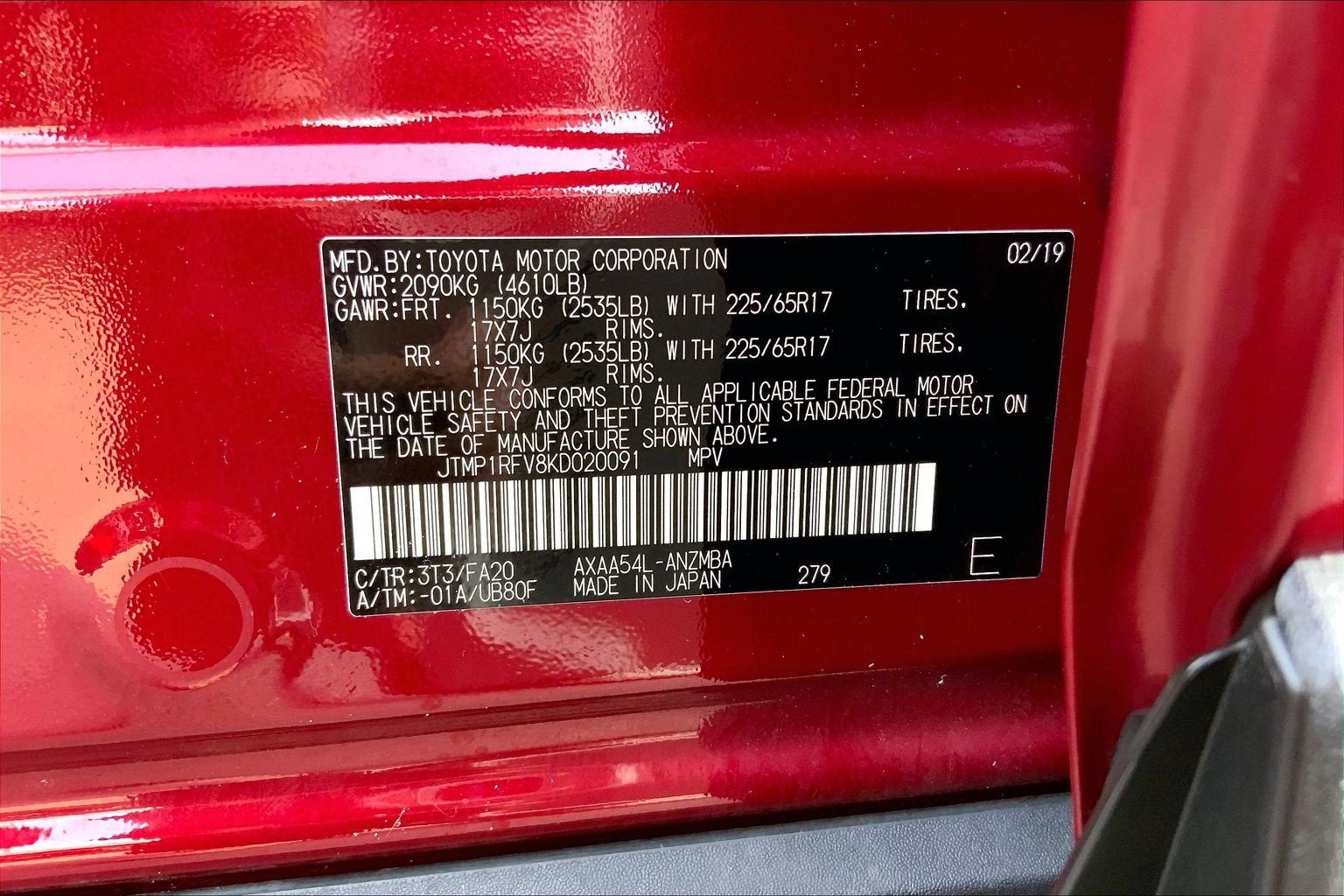 2019 Toyota RAV4 XLE