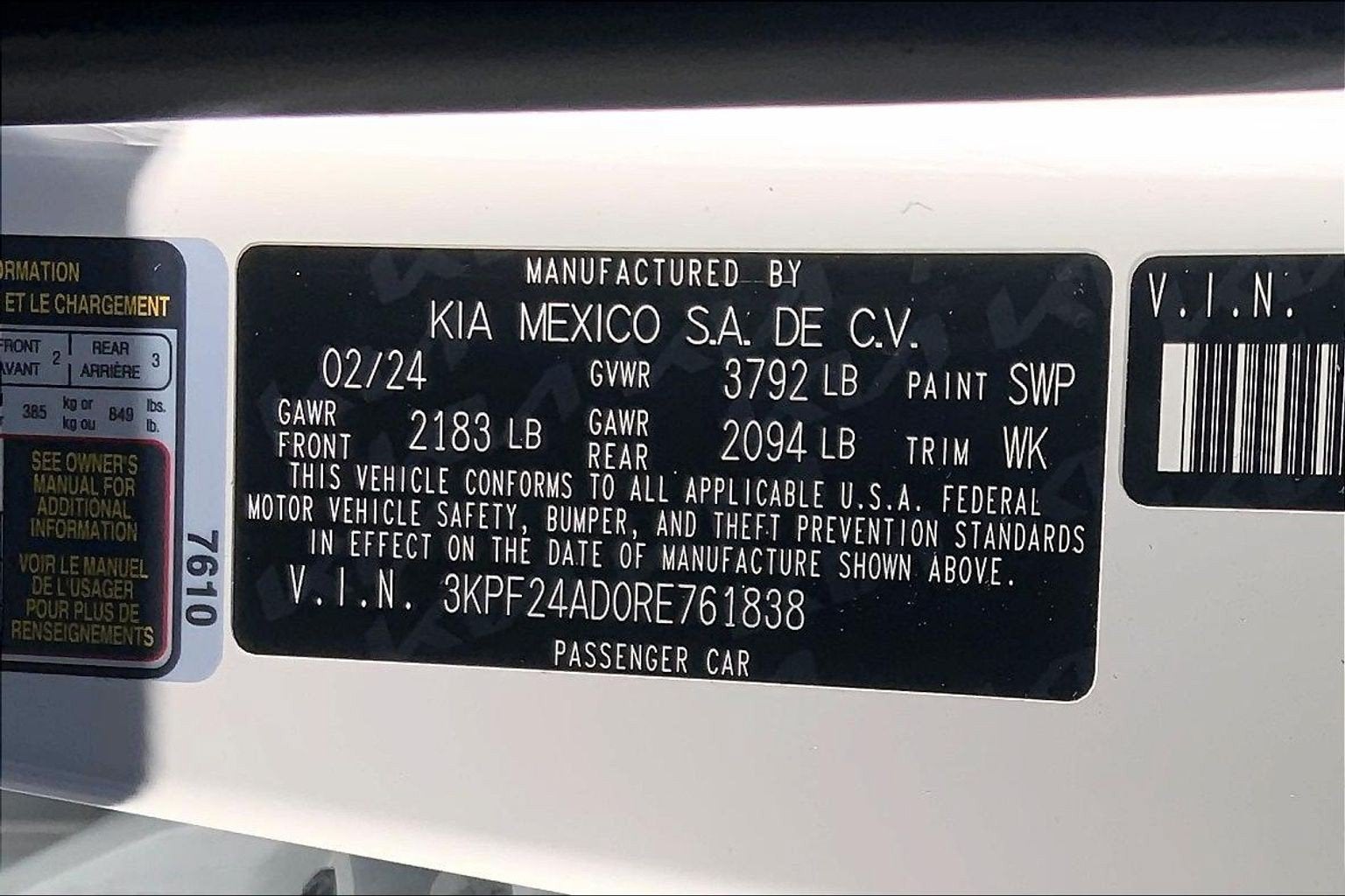2024 Kia Forte LXS