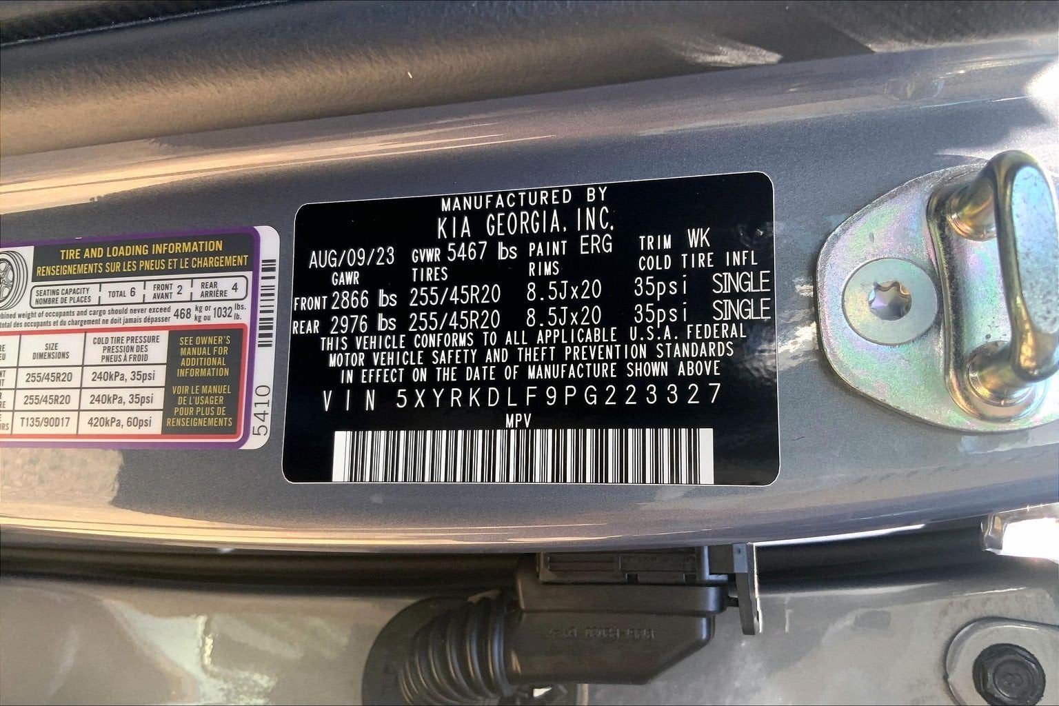 2023 Kia Sorento SX